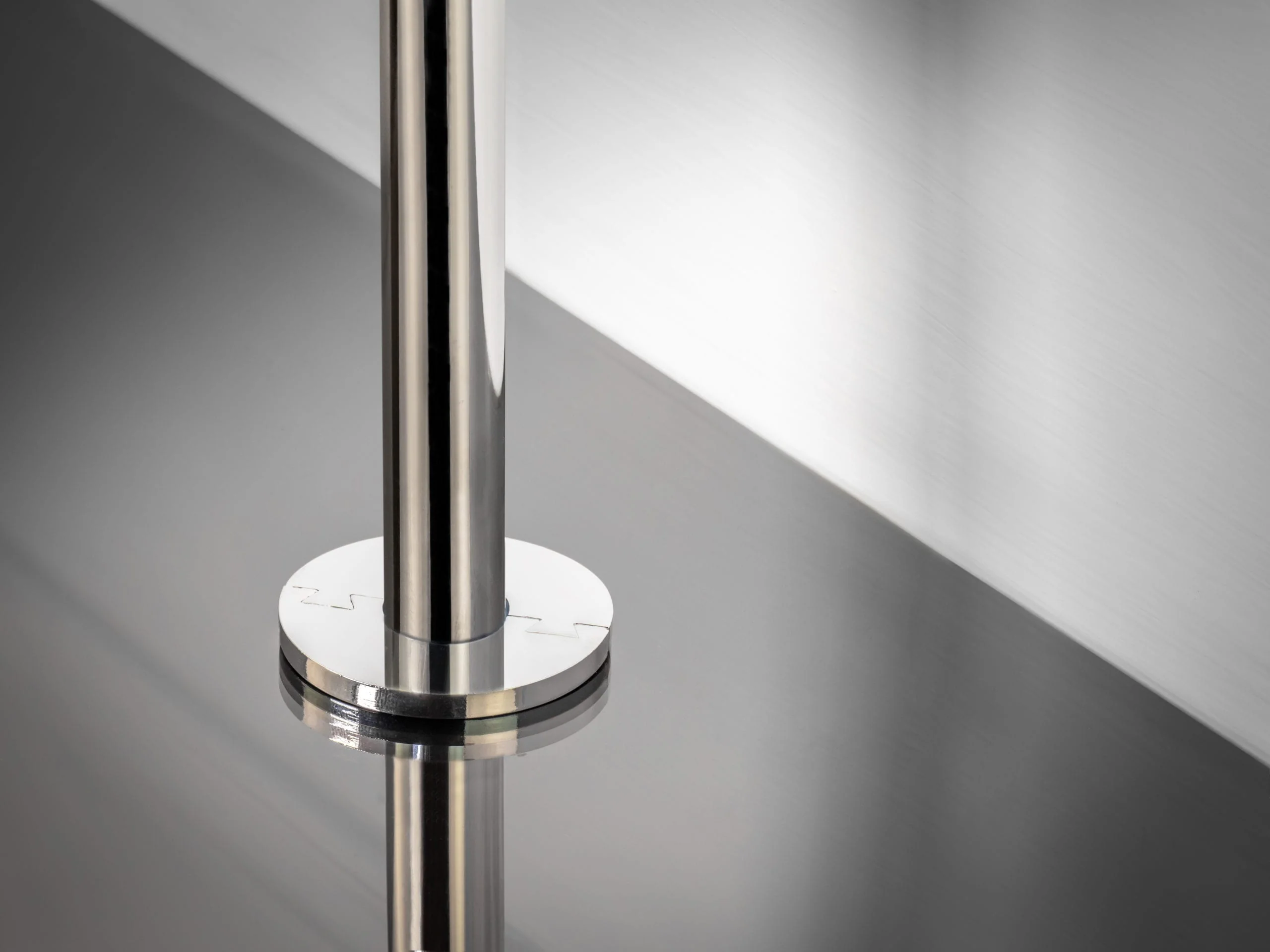 Sphere Pipe Collar - Chrome
